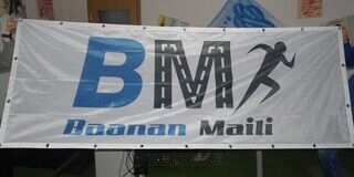 Tekstiilist logobänner - Baanan Maili